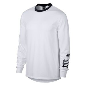 Nike SB Dry GFX Jersey Long Sleeve White/Anthracite Men’s XL Skateboard Shirt